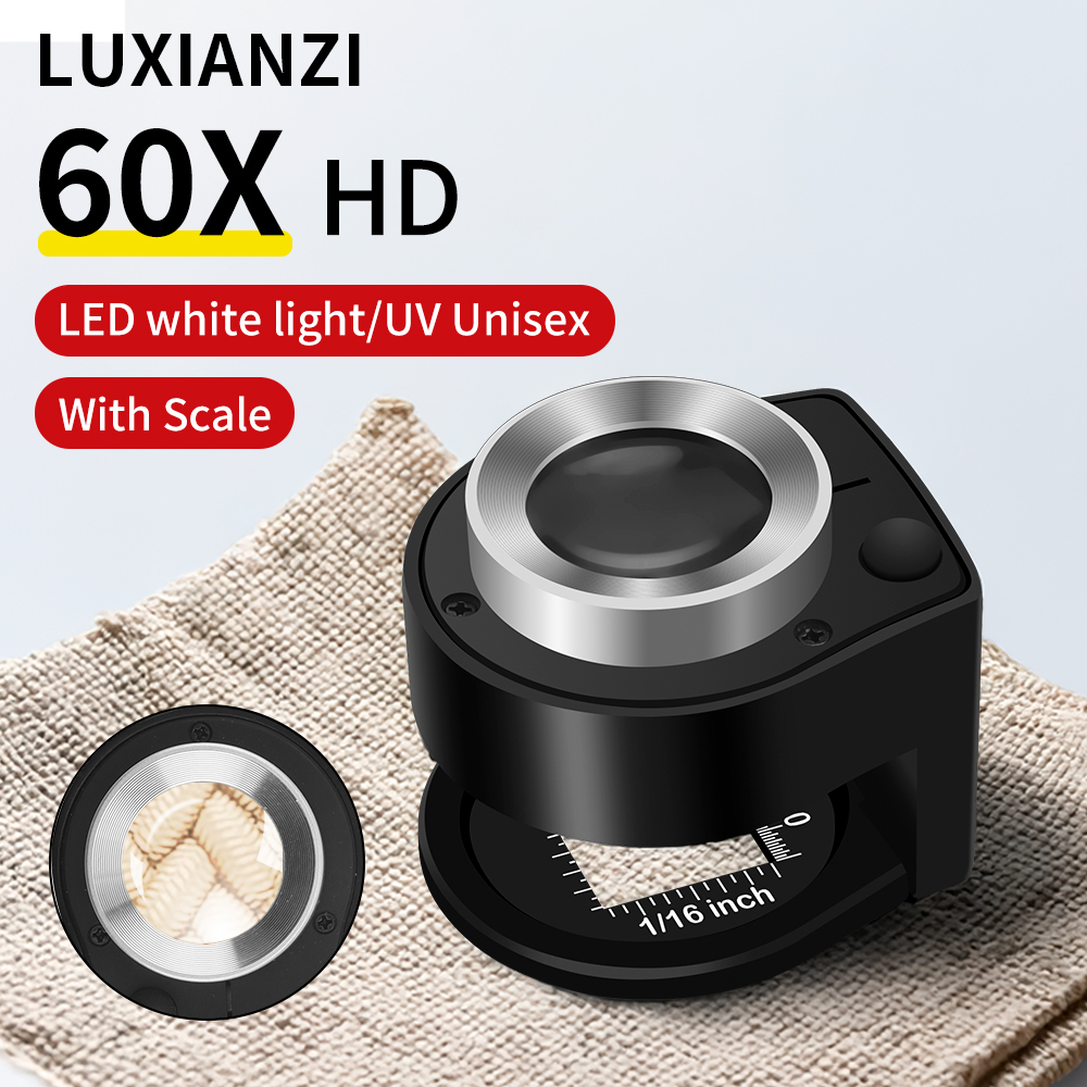 Body Jewelry Websites - LUXIANZI 60x double layer Optical Magnifying
