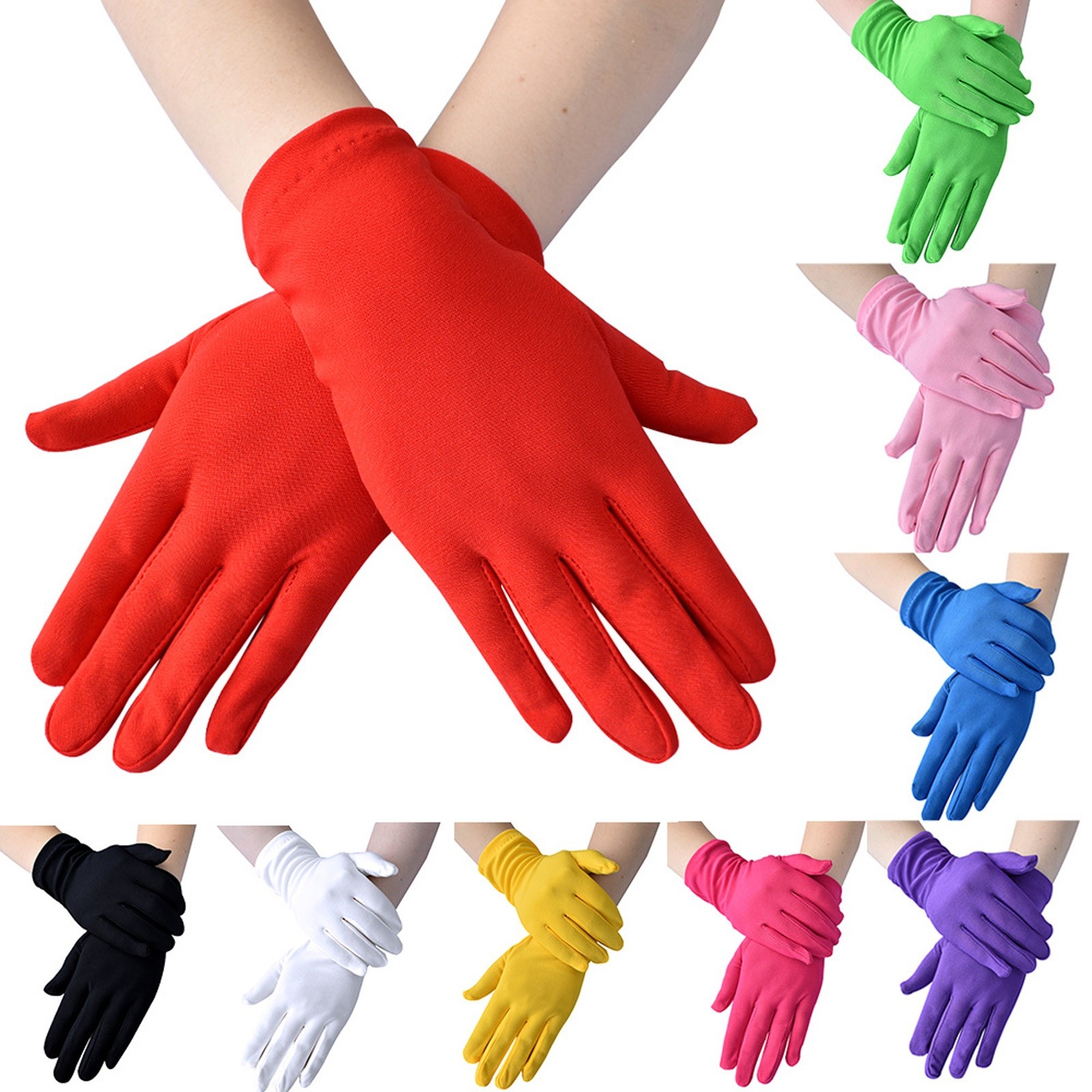 Body Jewelry Websites - Fashion Spandex Elasticity Opera Short Gloves