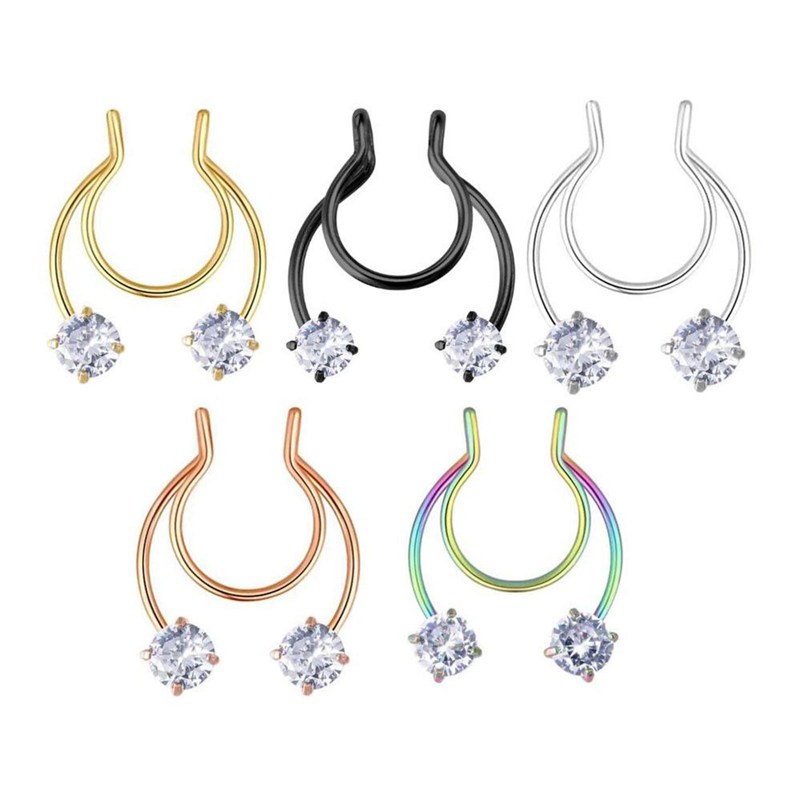 Body Jewelry High End - High-end Stainless Steel Nose Hoop Ring