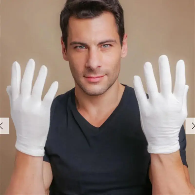 6Pairs White Cotton Work Glove - Body Jewelry Websites のレビューと価格