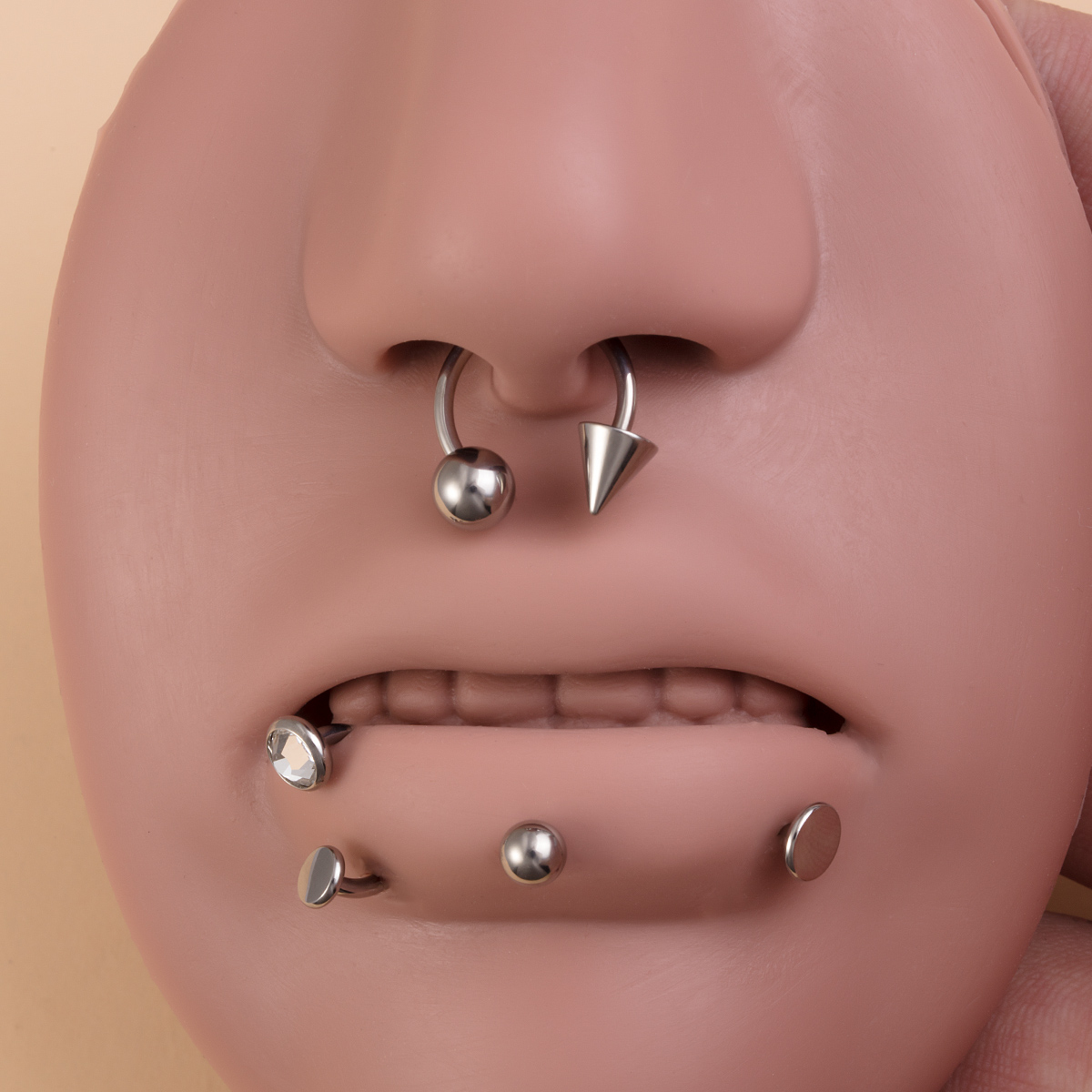 8pcs/Lot ASTM F136 Implantable - Body Jewelry Implant Grade Titanium のレビューと価格