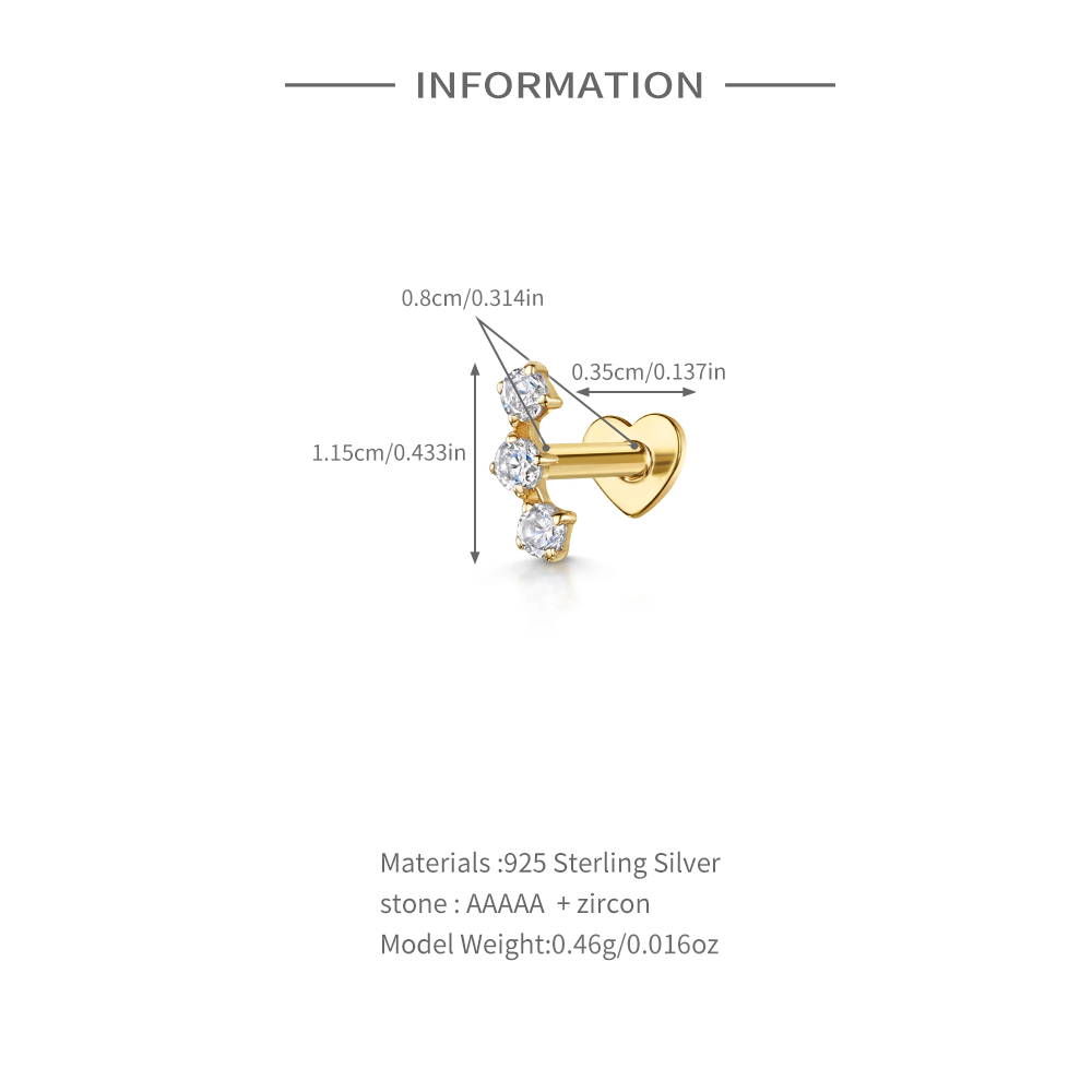 AIDE Heart Round Ball Flat Hel - Tragus Flat Back のレビューと価格
