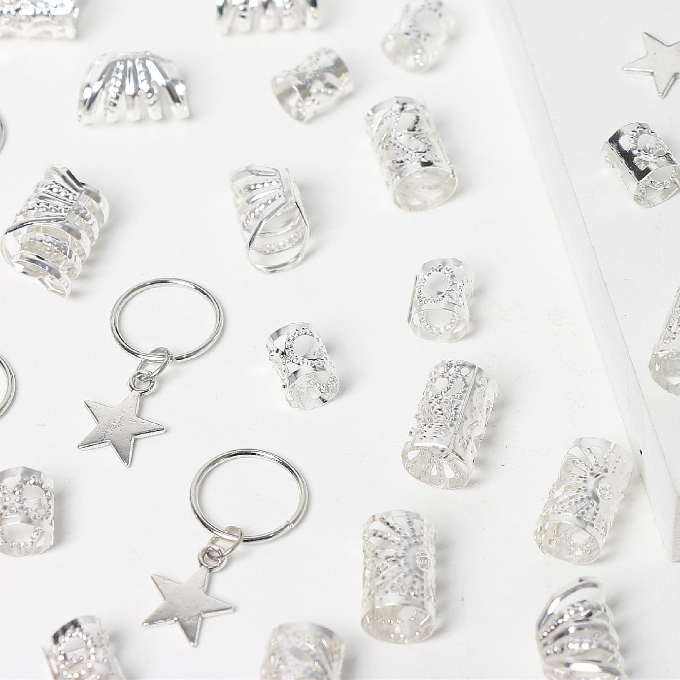 35pcs/set Silver Five-pointed  - Body Jewelry Websites のレビューと価格