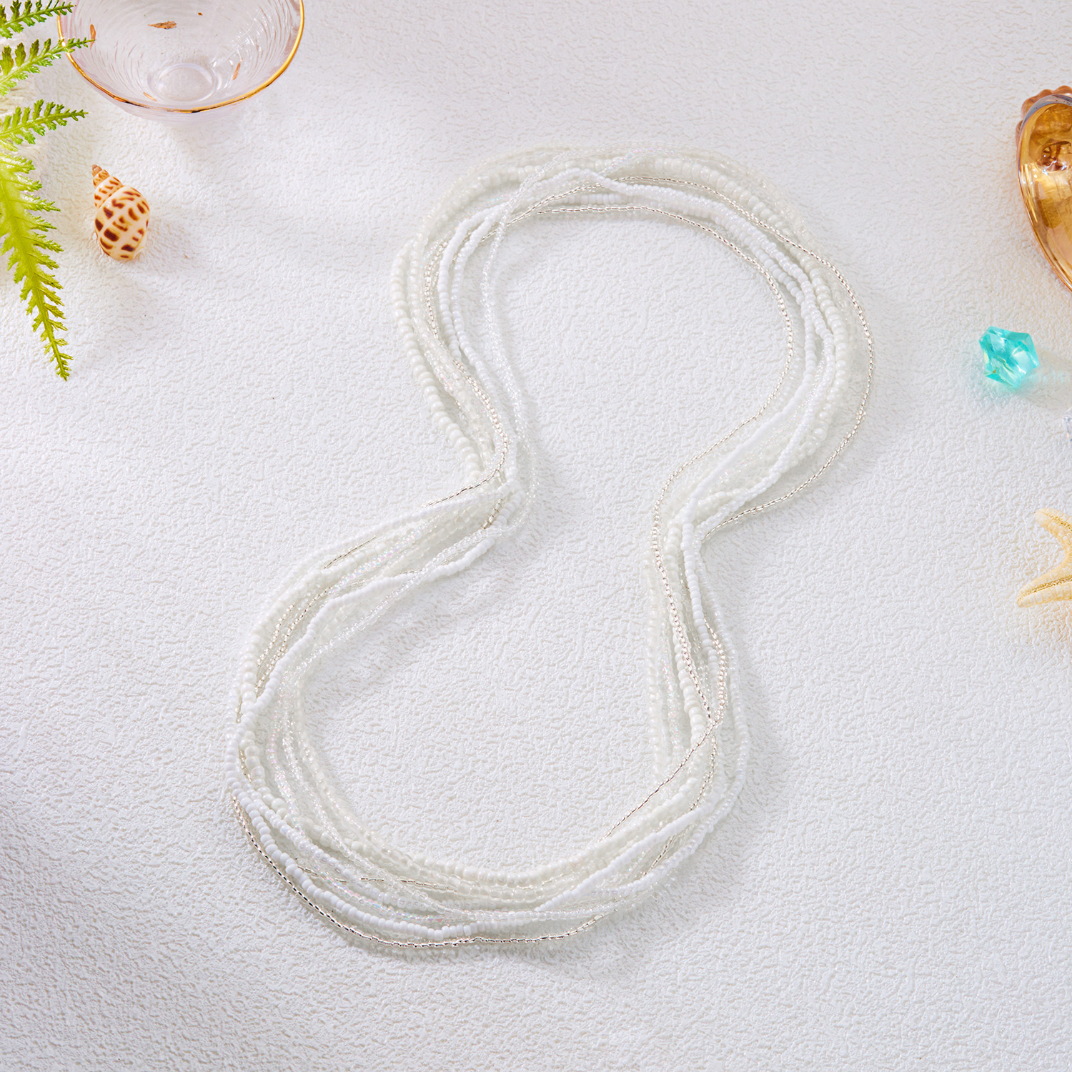 8 Pcs/Set Bohemian Colorful Ri - Body Jewelry Beach のレビューと価格