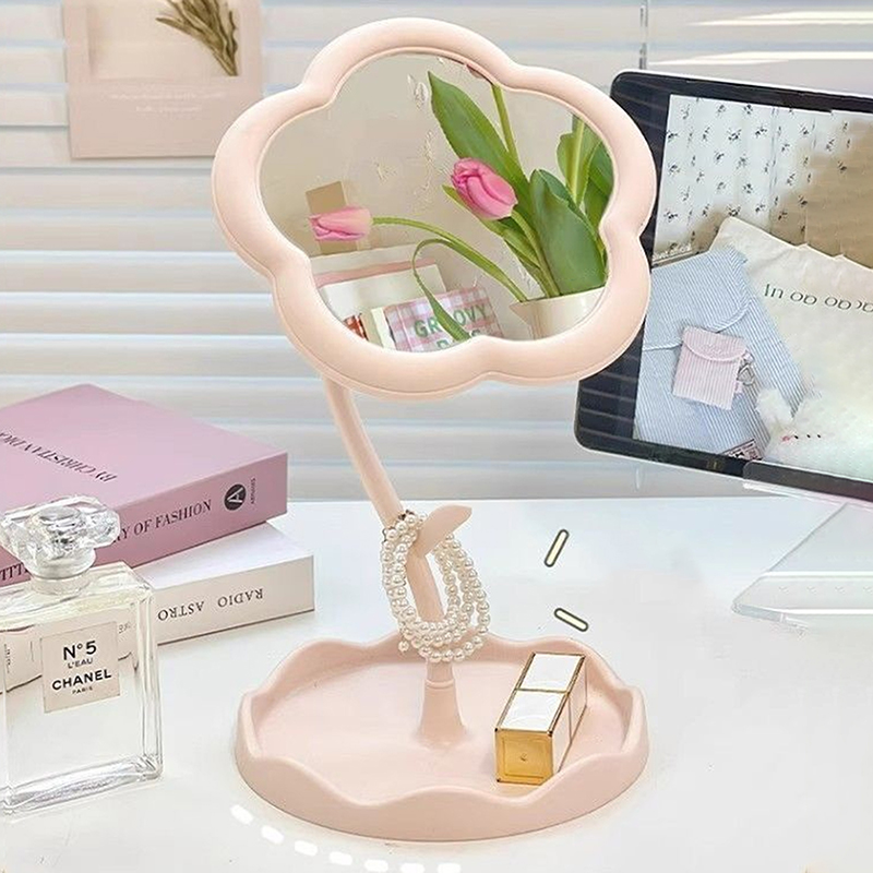 Desktop Makeup Mirror Sunflowe - Body Jewelry Websites のレビューと価格