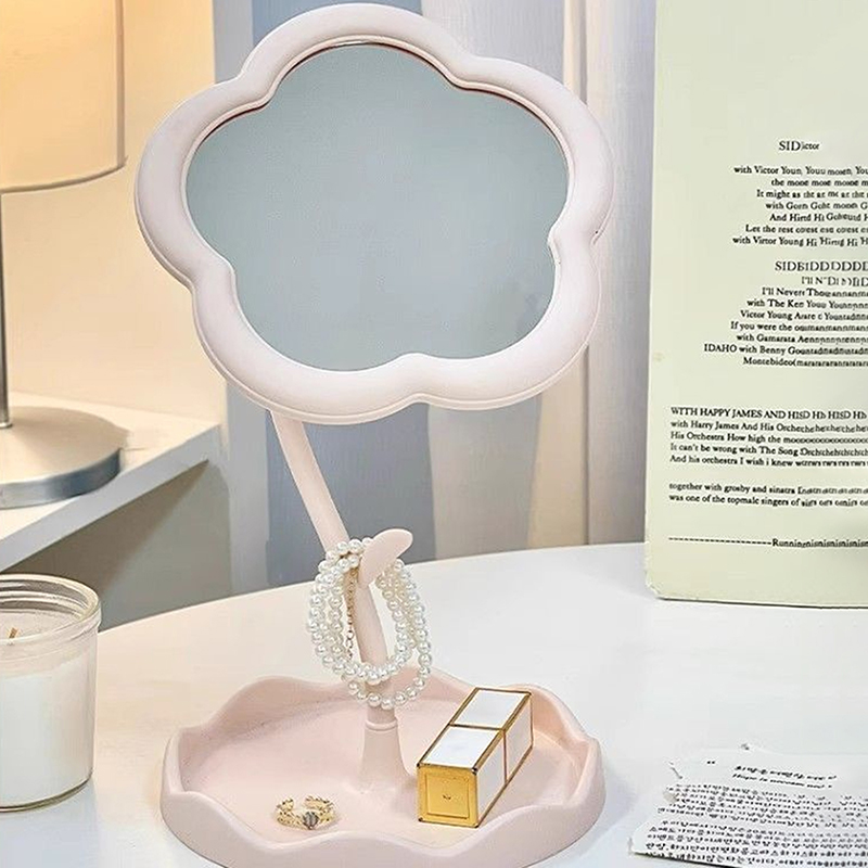 Desktop Makeup Mirror Sunflowe - Body Jewelry Websites のレビューと価格