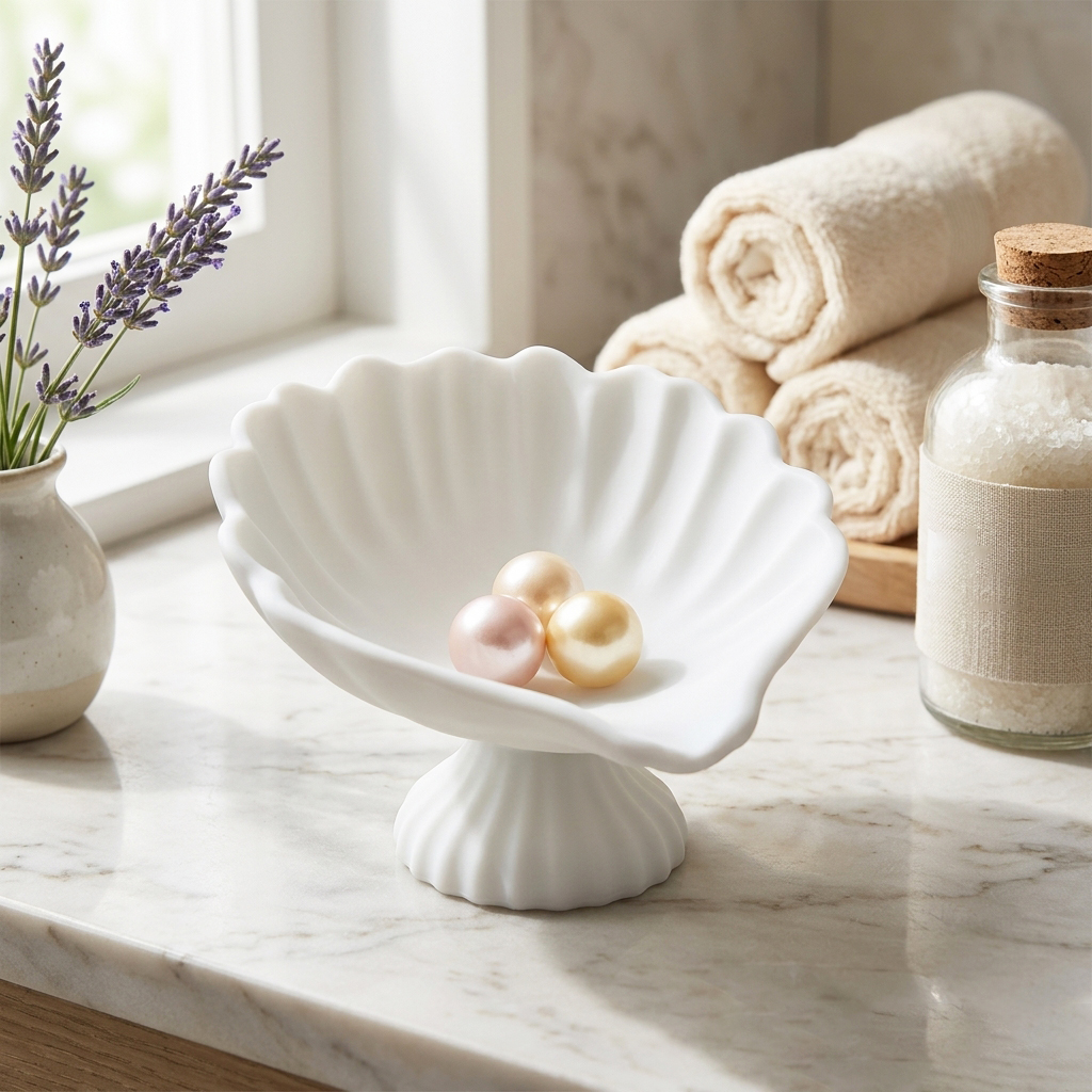 Seashell Jewelry Dish Trinket  - Body Jewelry Beach のレビューと価格