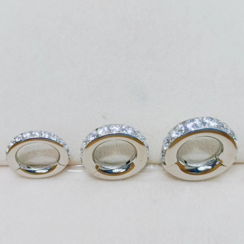10PCS  3mm 4mm 5mm Guages  Sur - Clicker Ring Seamless のレビューと価格
