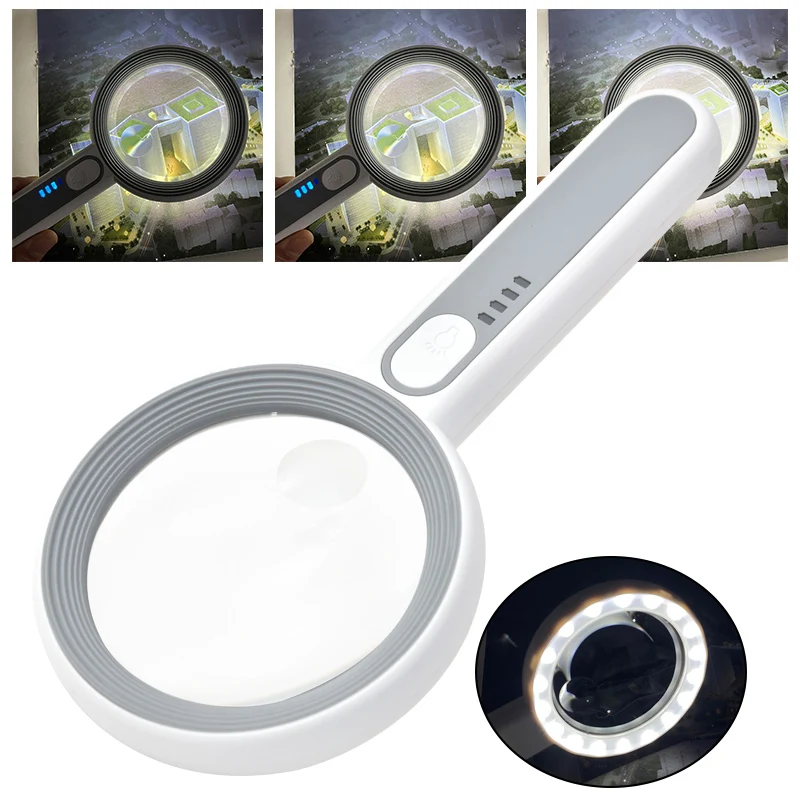Rechargeable Handheld Magnifie - Body Jewelry Websites のレビューと価格