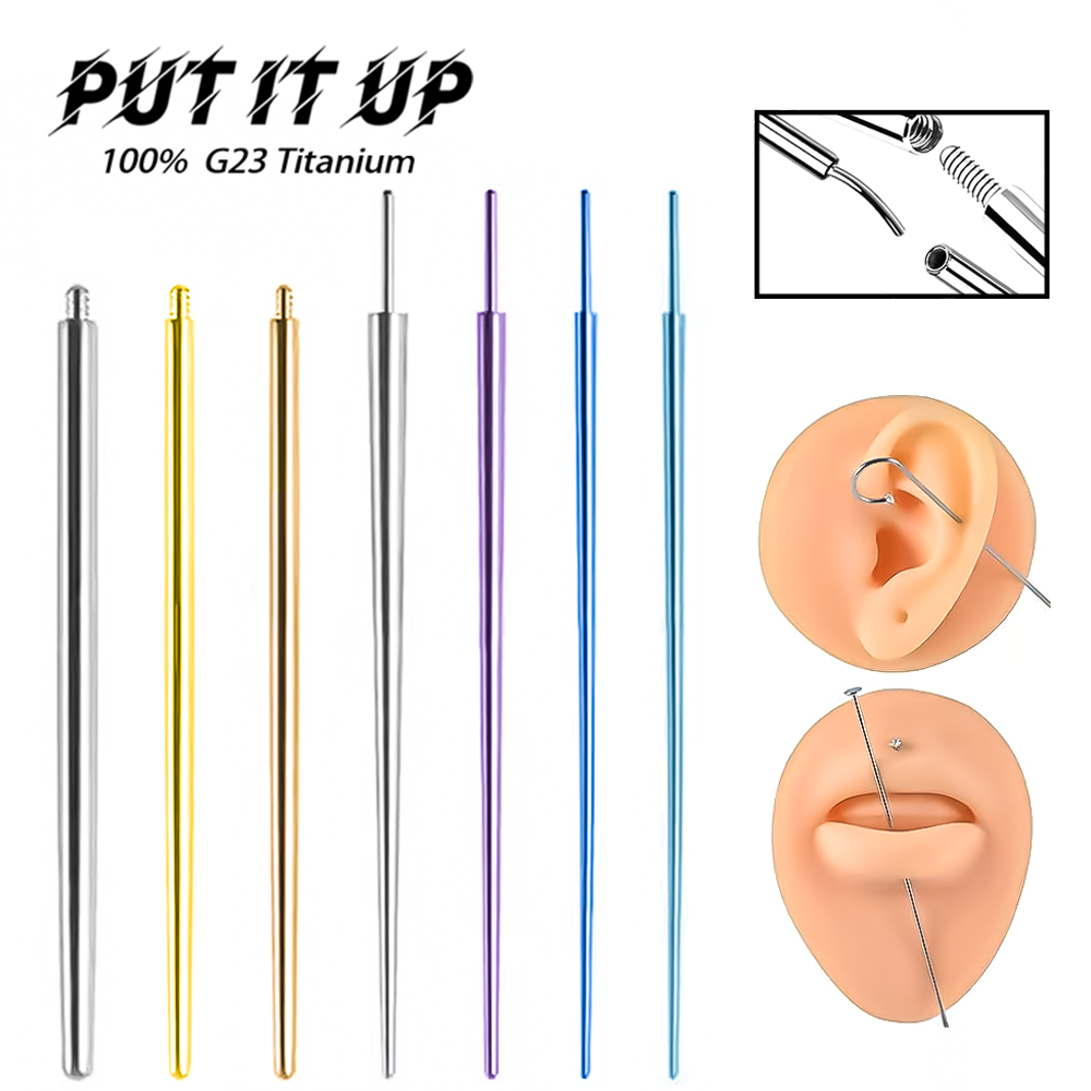 PUTITUP 10-Piece Set Of F136 T - Body Jewelry Implant Grade Titanium のレビューと価格