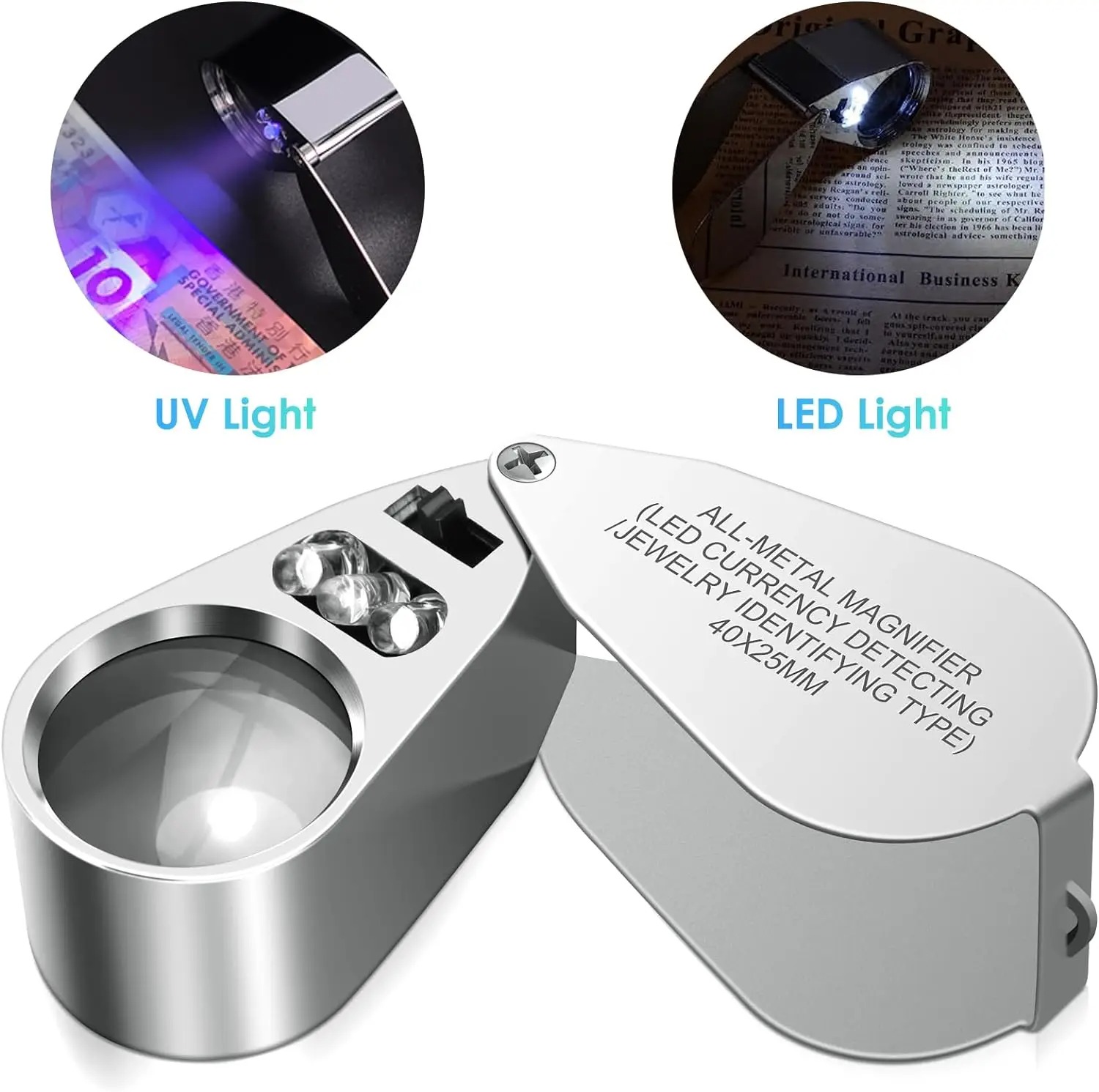 40X Illuminated Jeweler Loupe  - Body Jewelry Repair のレビューと価格