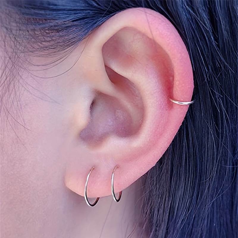 2pcs Seamless Stainless Steel  - Clicker Ring Seamless のレビューと価格