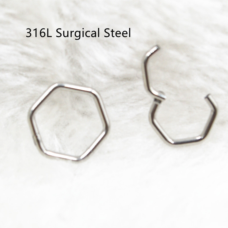 50pcs/Lot 316L Surgical Steel  - Clicker Ring Seamless のレビューと価格