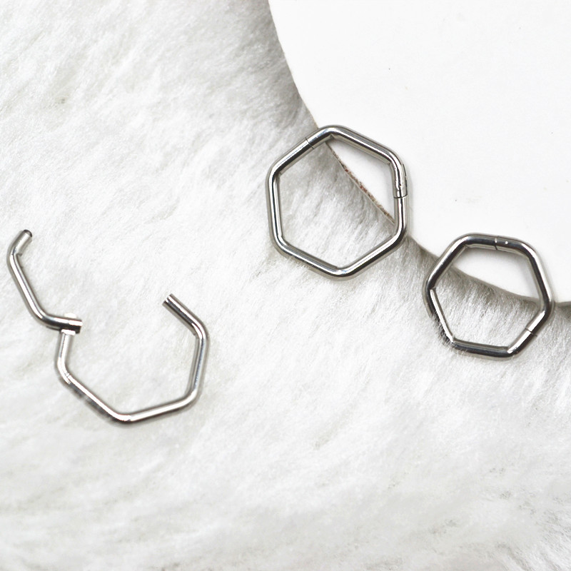50pcs/Lot 316L Surgical Steel  - Clicker Ring Seamless のレビューと価格