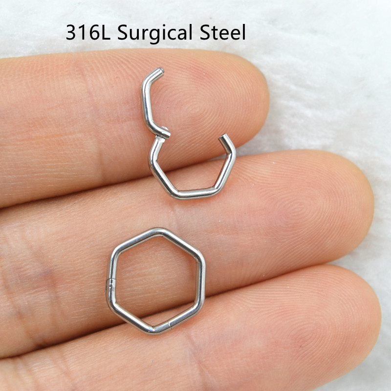 50pcs/Lot 316L Surgical Steel  - Clicker Ring Seamless のレビューと価格
