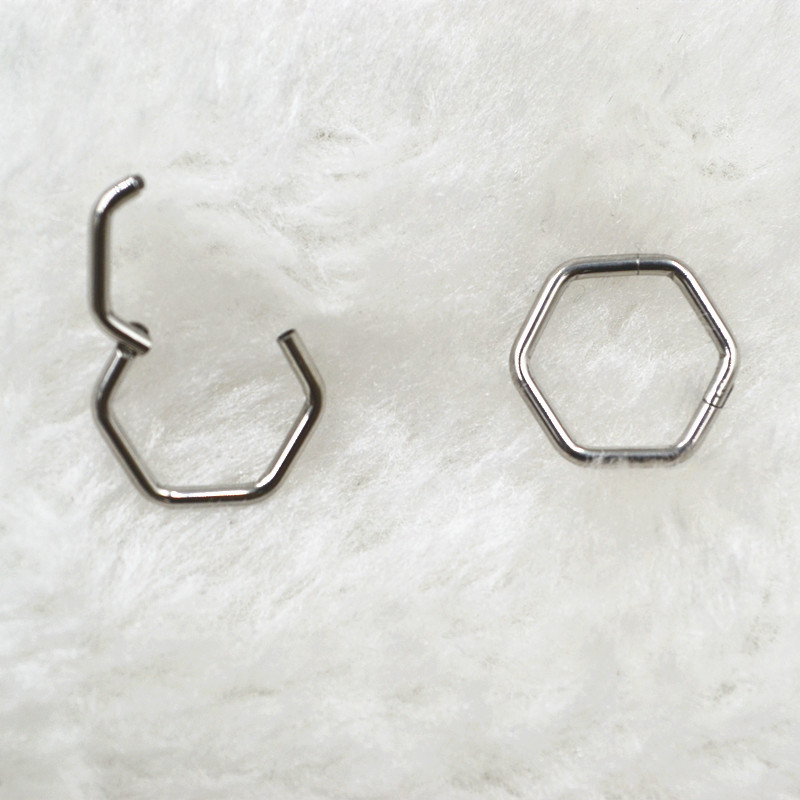 50pcs/Lot 316L Surgical Steel  - Clicker Ring Seamless のレビューと価格