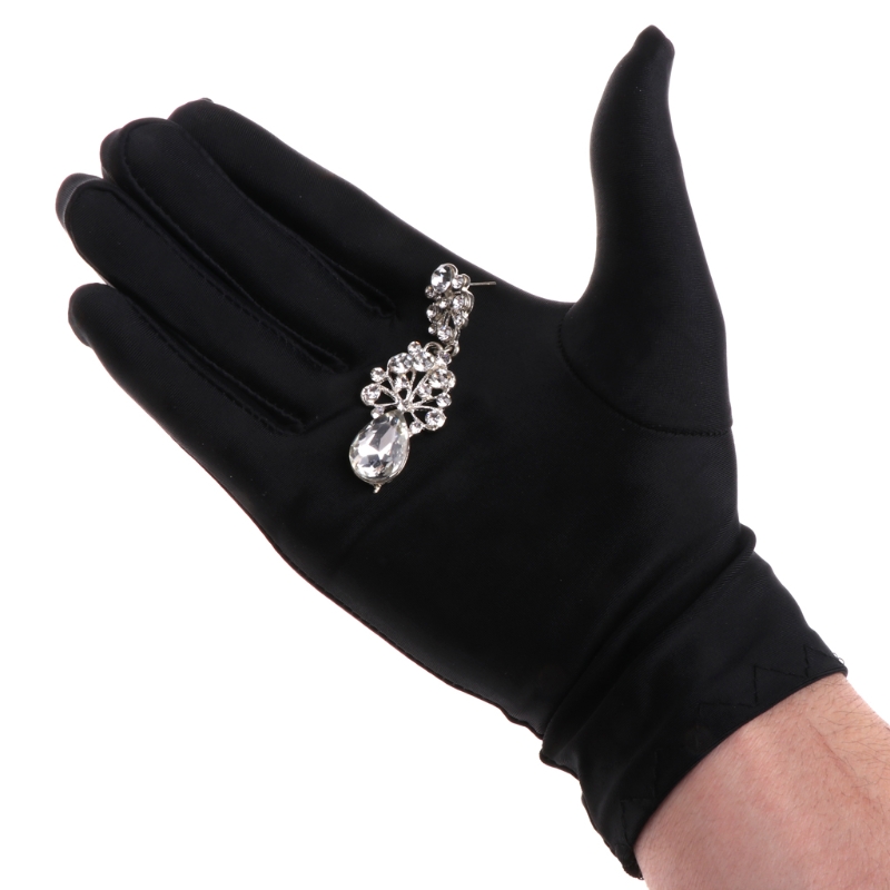 Black Cotton Gloves Jewelry Gl - Body Jewelry Websites のレビューと価格