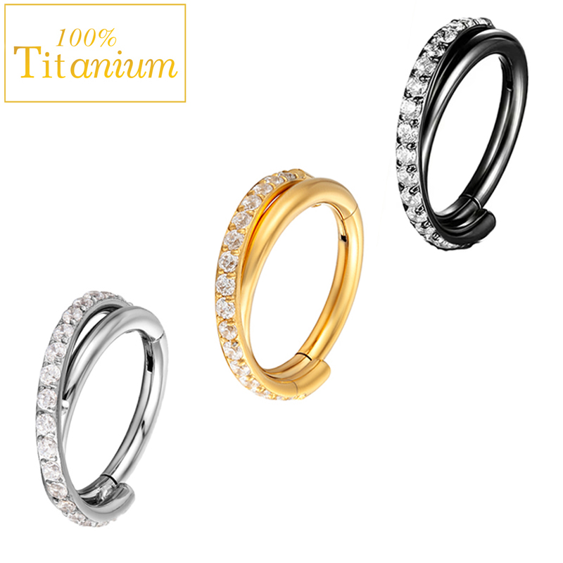 Implant Grade G23 Titanium Ear - Clicker Ring Seamless のレビューと価格