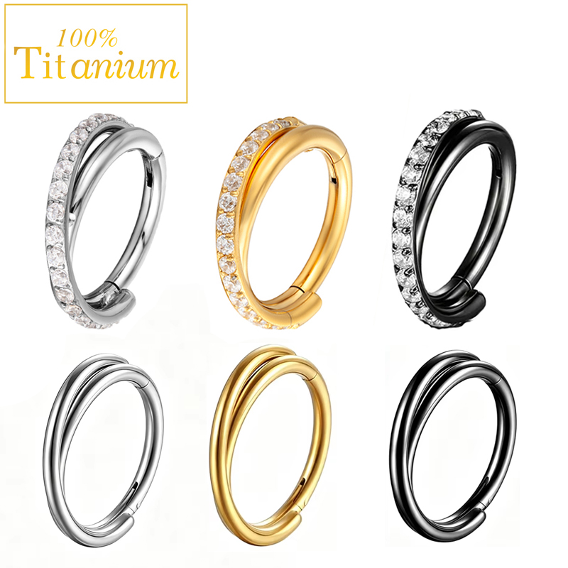 Implant Grade G23 Titanium Ear - Clicker Ring Seamless のレビューと価格