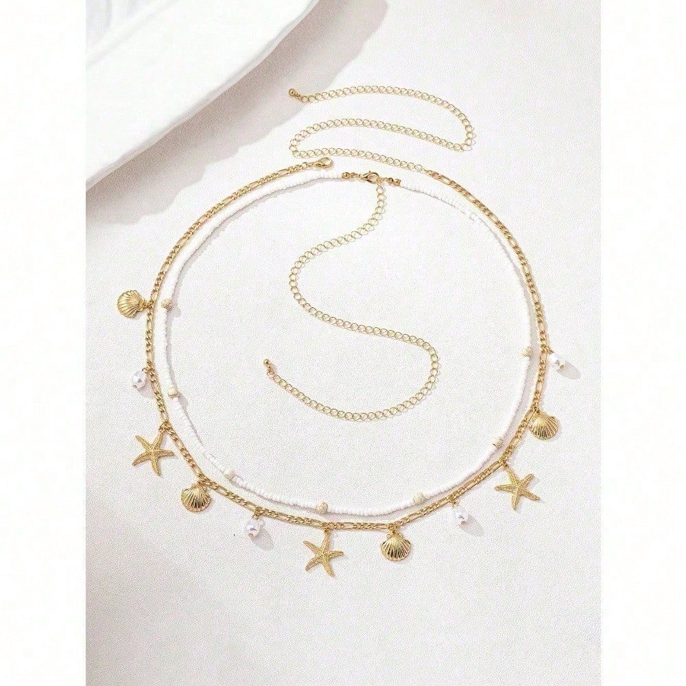 2pcs Bohemian Style Ocean Seri - Body Jewelry Beach のレビューと価格