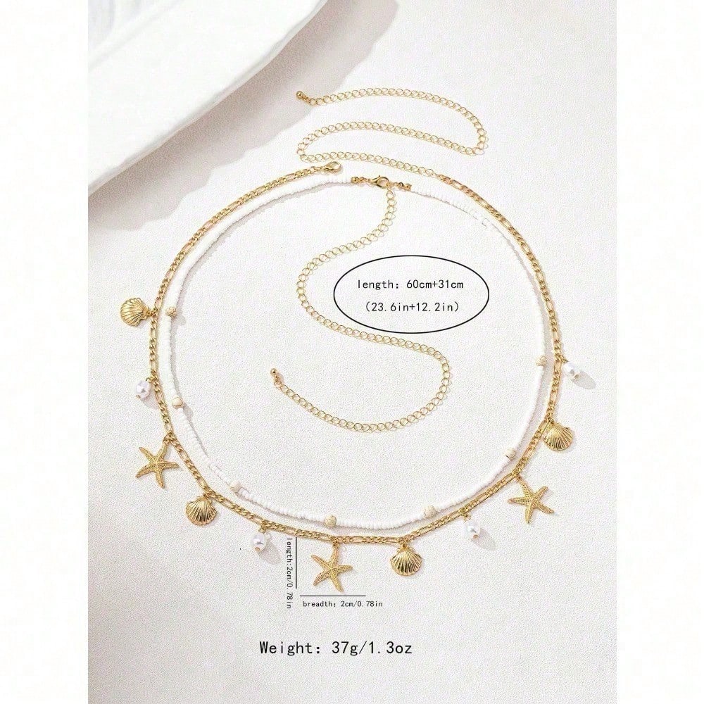 2pcs Bohemian Style Ocean Seri - Body Jewelry Beach のレビューと価格