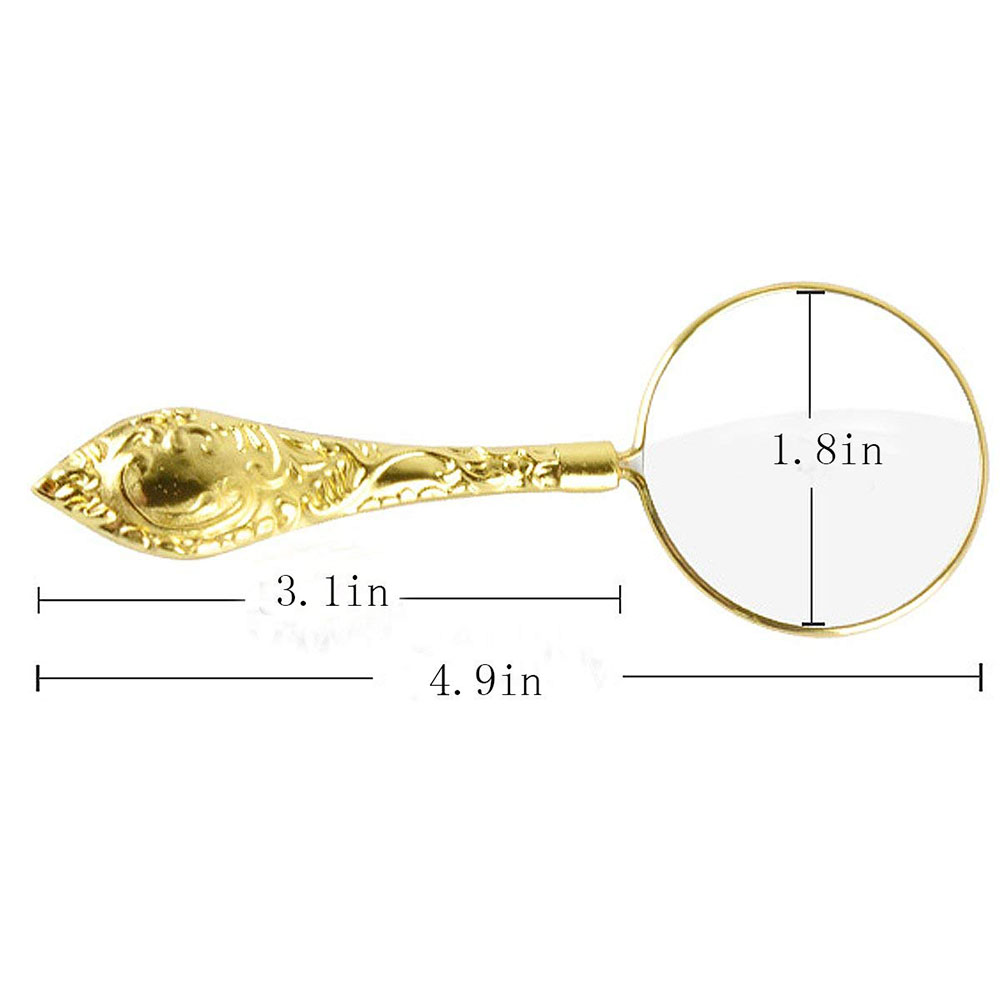 5X Carved Magnifier Handheld M - Body Jewelry Websites のレビューと価格