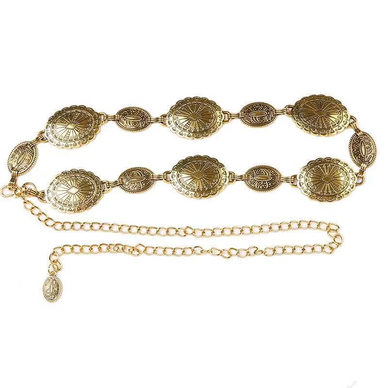 Ladies' retro style metal wais - Body Jewelry High End のレビューと価格