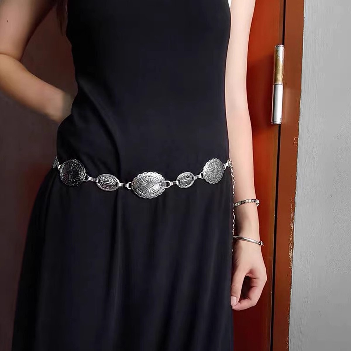 Ladies' retro style metal wais - Body Jewelry High End のレビューと価格
