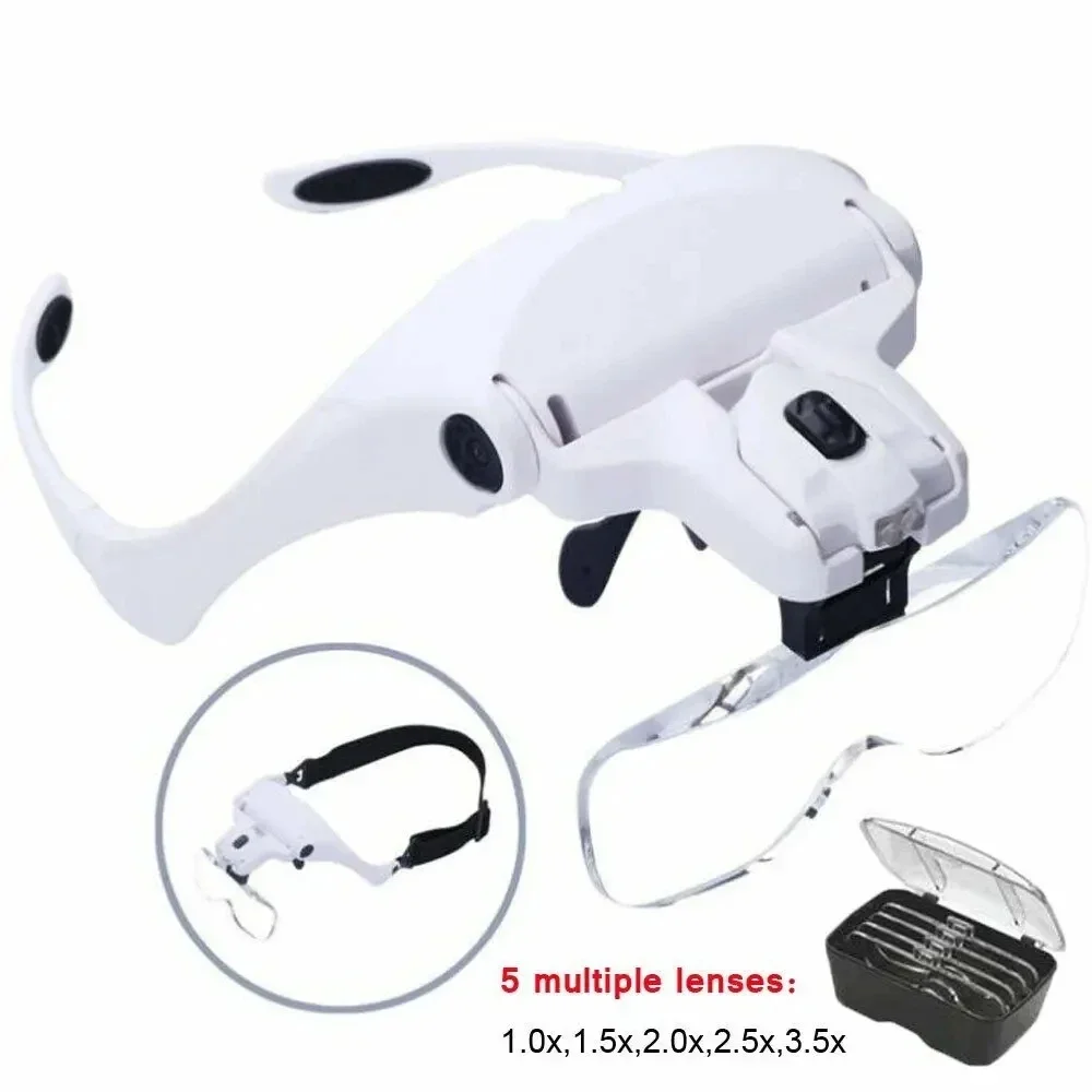 Head-Mounted Magnifier With LE - Body Jewelry Websites のレビューと価格