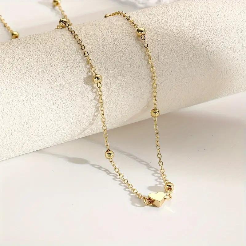 Girls Simple Heart Beaded Bell - Body Jewelry Beach のレビューと価格