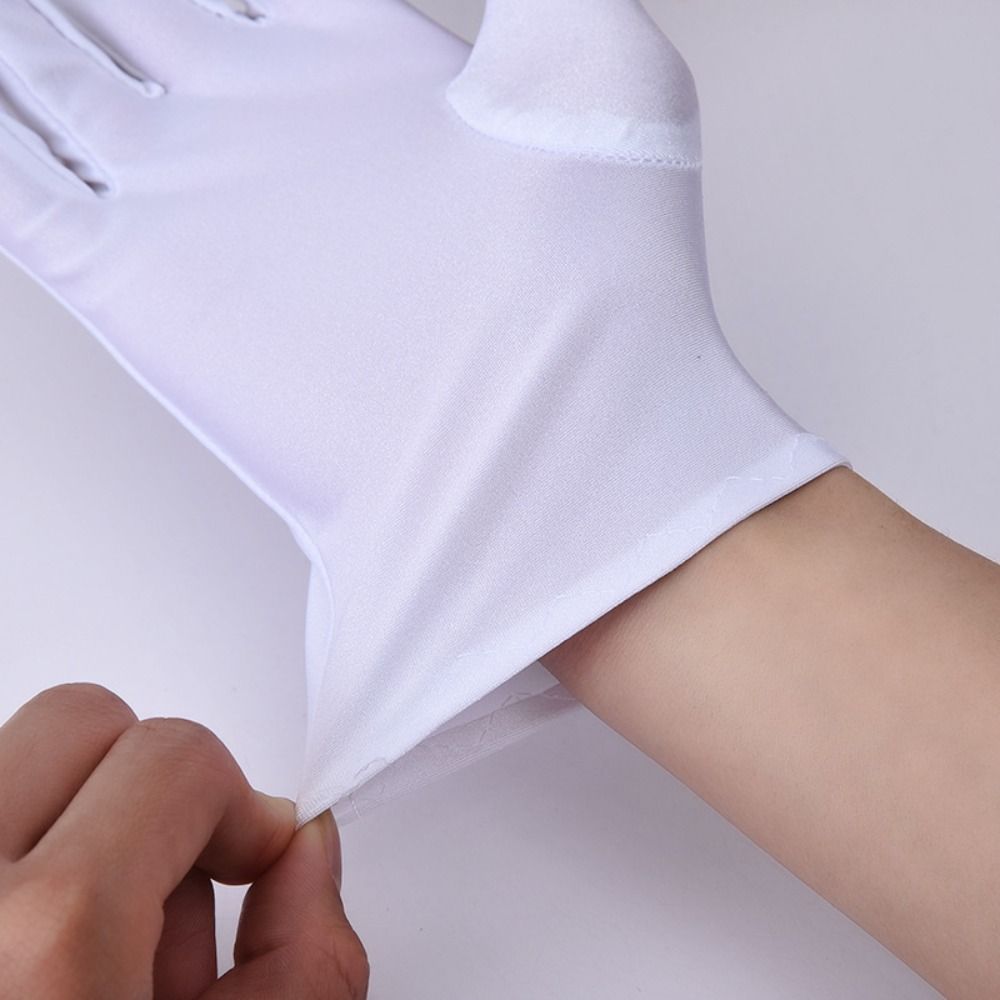 Soft White Cotton Gloves Thin  - Body Jewelry Websites のレビューと価格