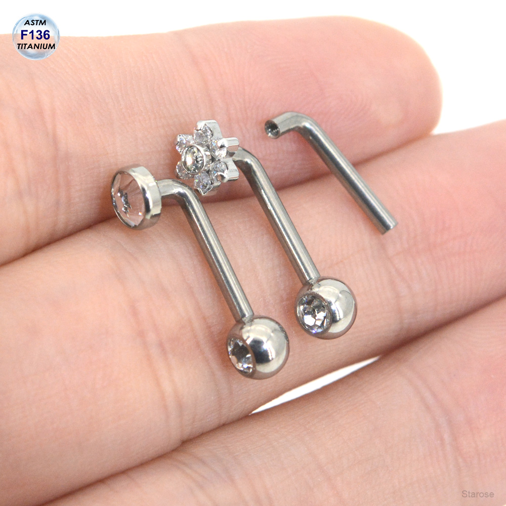1Pc More Enjoyable Women VCH P - Body Jewelry Vertical Labret のレビューと価格