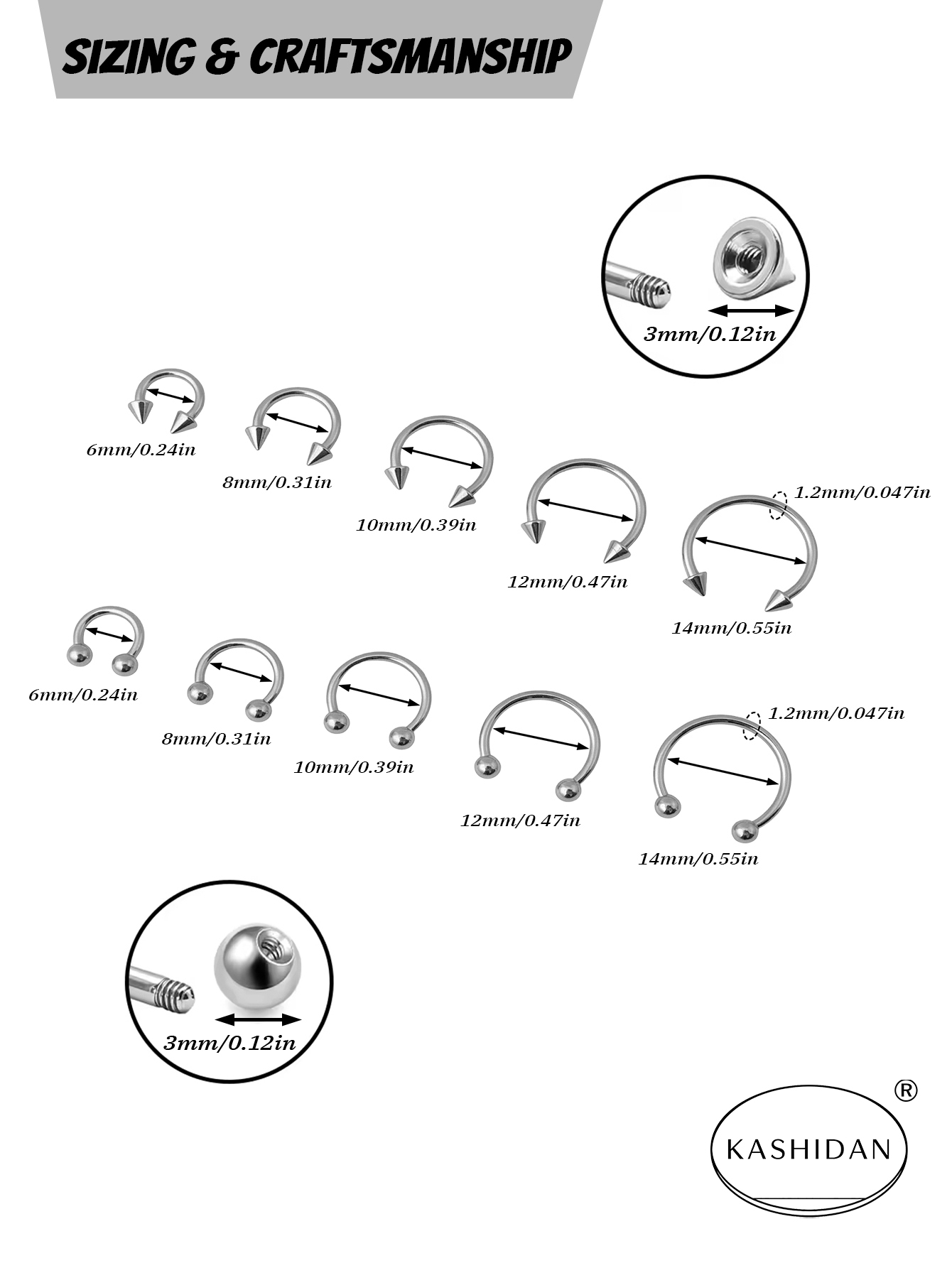 Stainless steel seamless hinge - Clicker Ring Seamless のレビューと価格