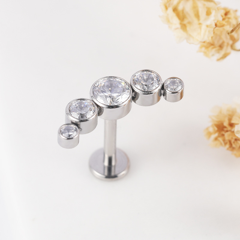 G23 Titanium 16G Internal Thre - Tragus Flat Back のレビューと価格