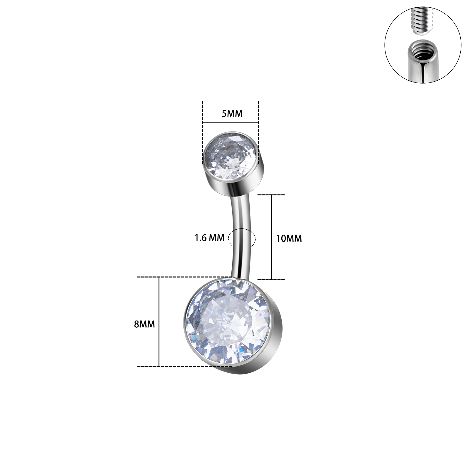 Implant Grade G23 Titanium 14G - Body Jewelry Implant Grade Titanium のレビューと価格
