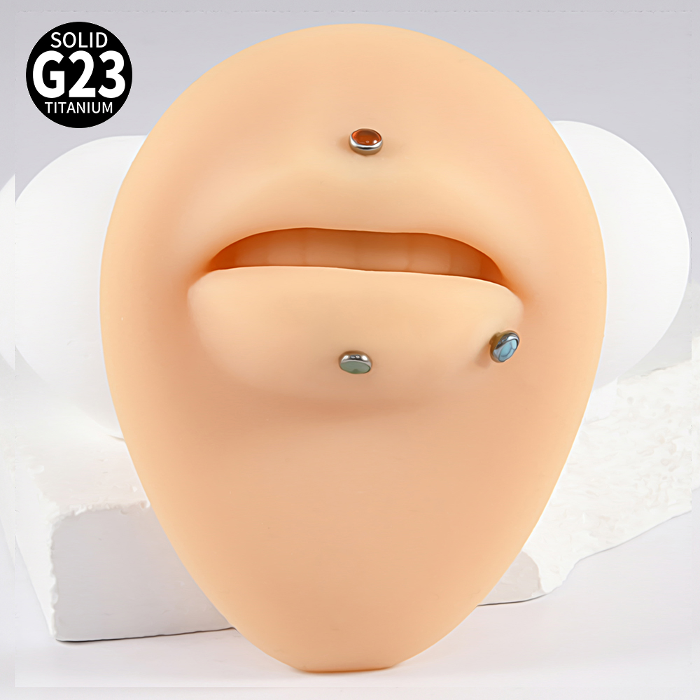 1PC 16g G23 Titanium Crystal&S - Tragus Flat Back のレビューと価格