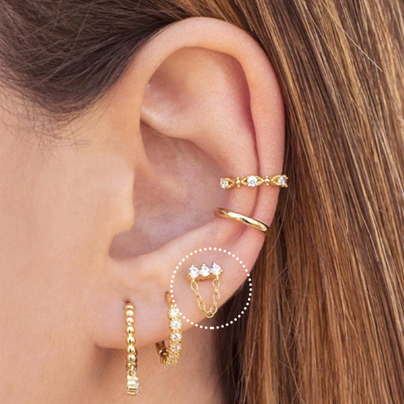 1PC Titanium Stainless Steel E - Tragus Flat Back のレビューと価格