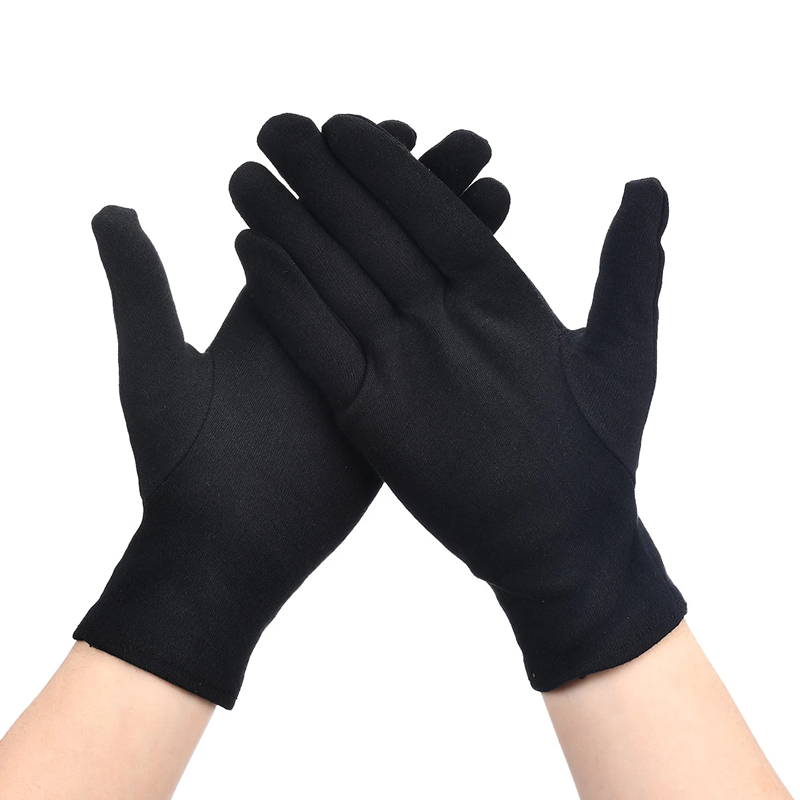 Black Cotton Gloves Washable M - Body Jewelry Websites のレビューと価格