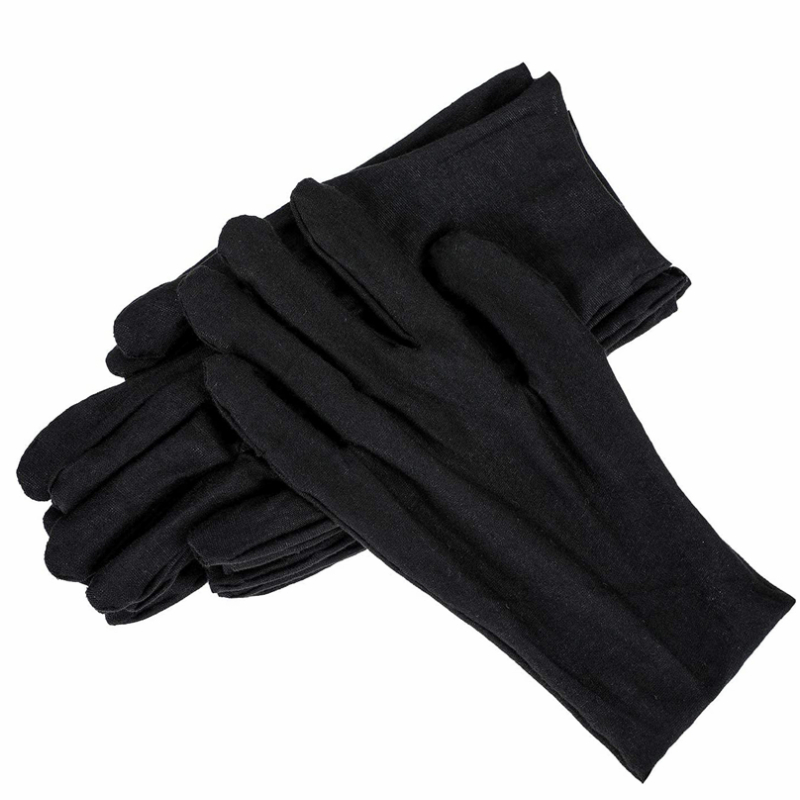 Black Cotton Gloves Washable M - Body Jewelry Websites のレビューと価格