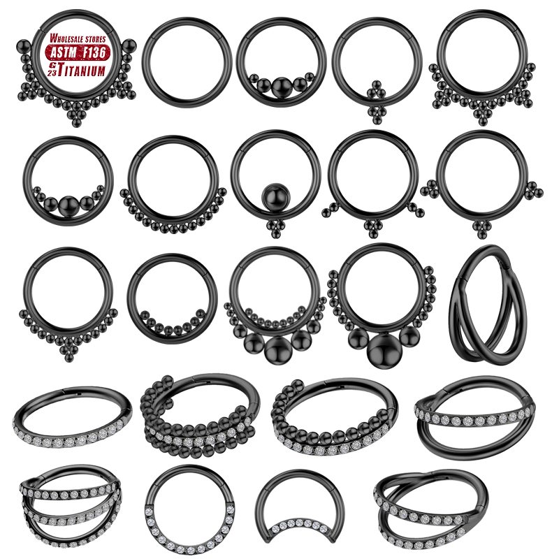 F136 Titanium Piercing Black N - Body Jewelry Implant Grade Titanium のレビューと価格