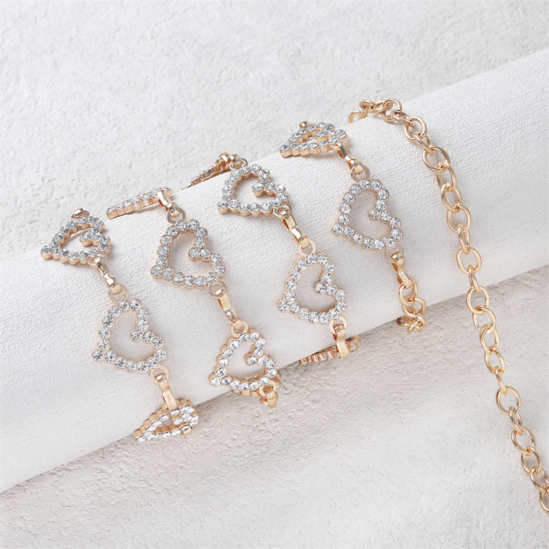 Fashion Rhinestone Heart Waist - Body Jewelry Beach のレビューと価格