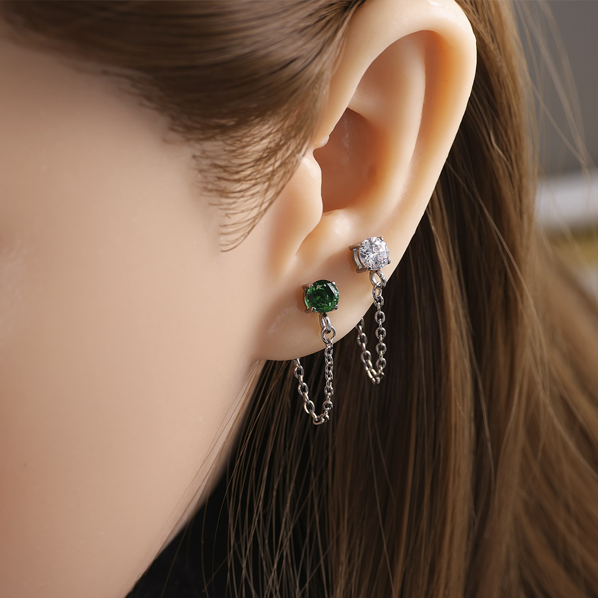 Flat Back Stud Earrings 316L S - Tragus Flat Back のレビューと価格