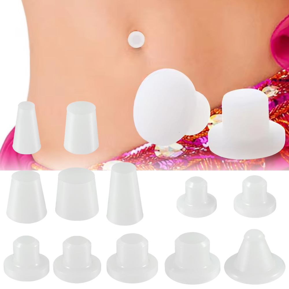 1-50PCS Silicone Belly Button  - Body Jewelry Repair のレビューと価格