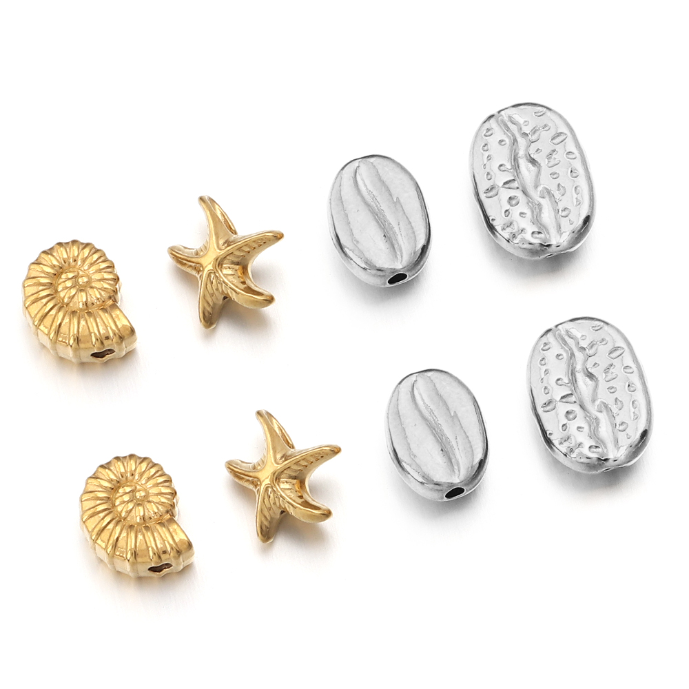 5pcs Stainless Steel Ocean Ani - Body Jewelry Beach のレビューと価格
