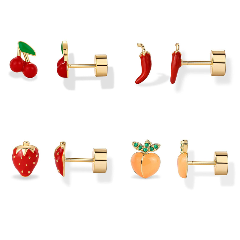 2pcs Cartilage Earrings Stud f - Tragus Flat Back のレビューと価格