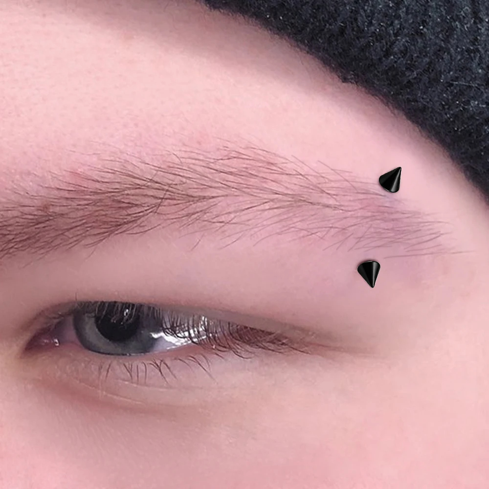8Pcs/Set 16G Small Eyebrow Pie - Body Jewelry Vertical Labret のレビューと価格