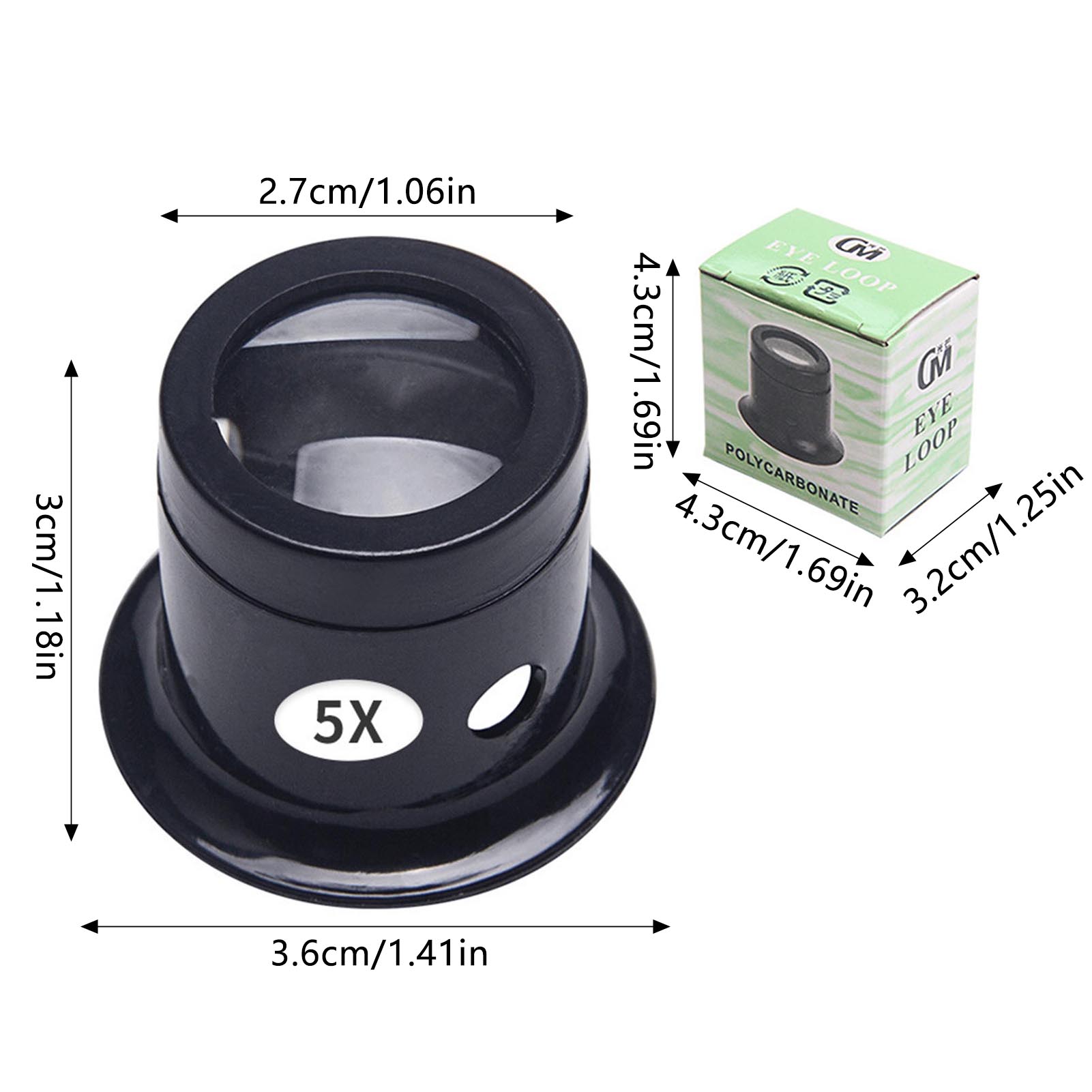 Watchmaker Eye Magnifying Glas - Body Jewelry Repair のレビューと価格