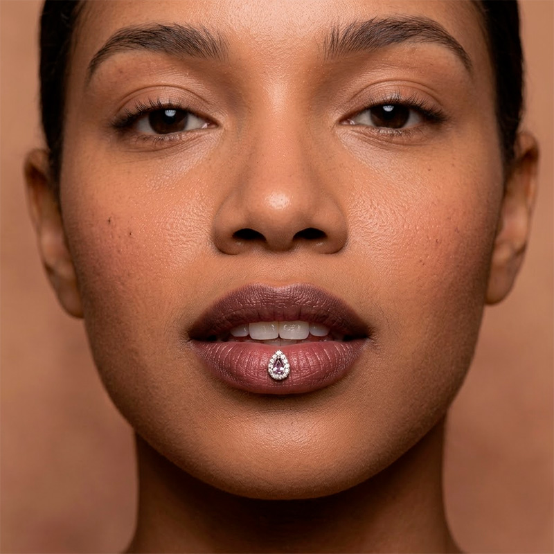 316L Stainless Steel Labret St - Tragus Flat Back のレビューと価格