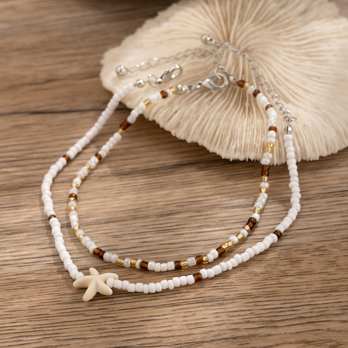 Bohemian style rice bead ankle - Body Jewelry High End のレビューと価格