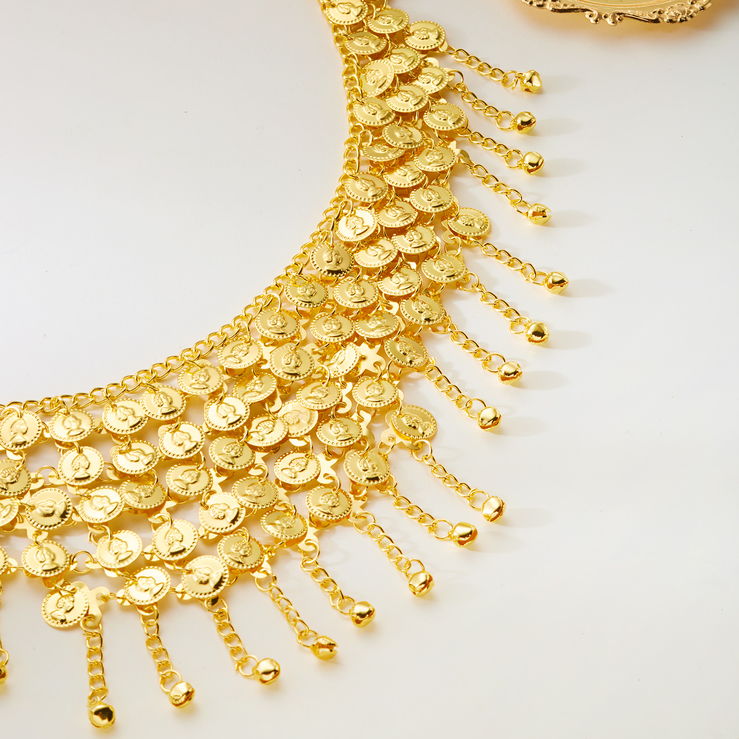 Bohemian round Coin Tassel Bel - Body Jewelry High End のレビューと価格